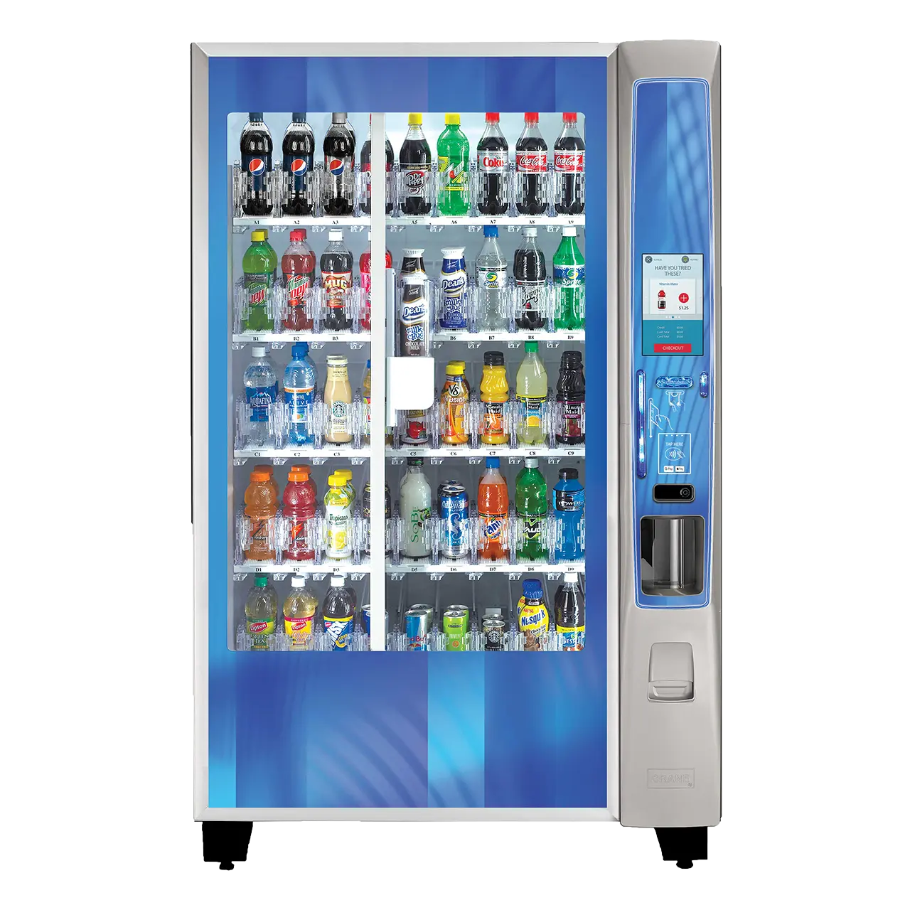 CRANE BevMax Media2, Model 713 Beverage/Drink/Soda Vending Machine