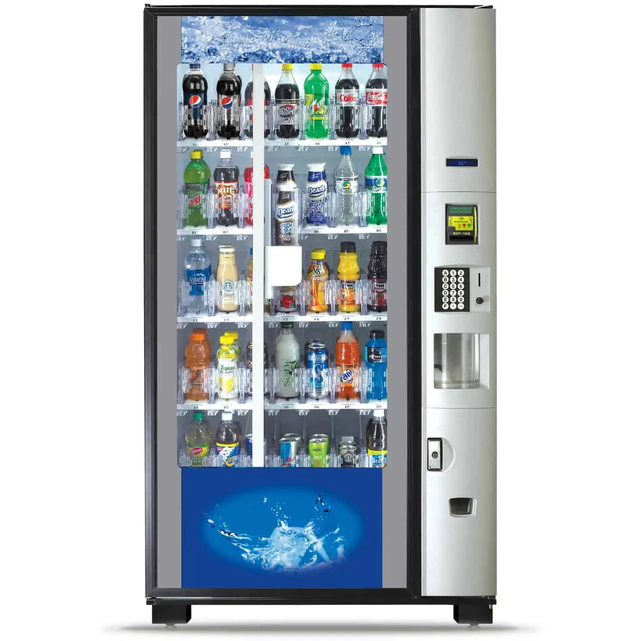 CRANE BevMax Classic Model 3800 Beverage/Drink/Soda Vending Machine